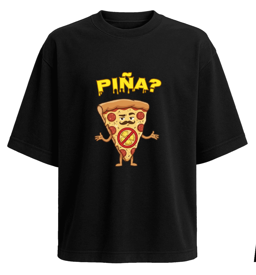 I LOVE PIZZA polera oversize