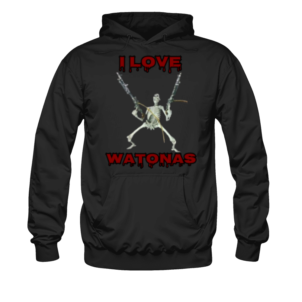 I LOVE WATONAS Polerón canguro