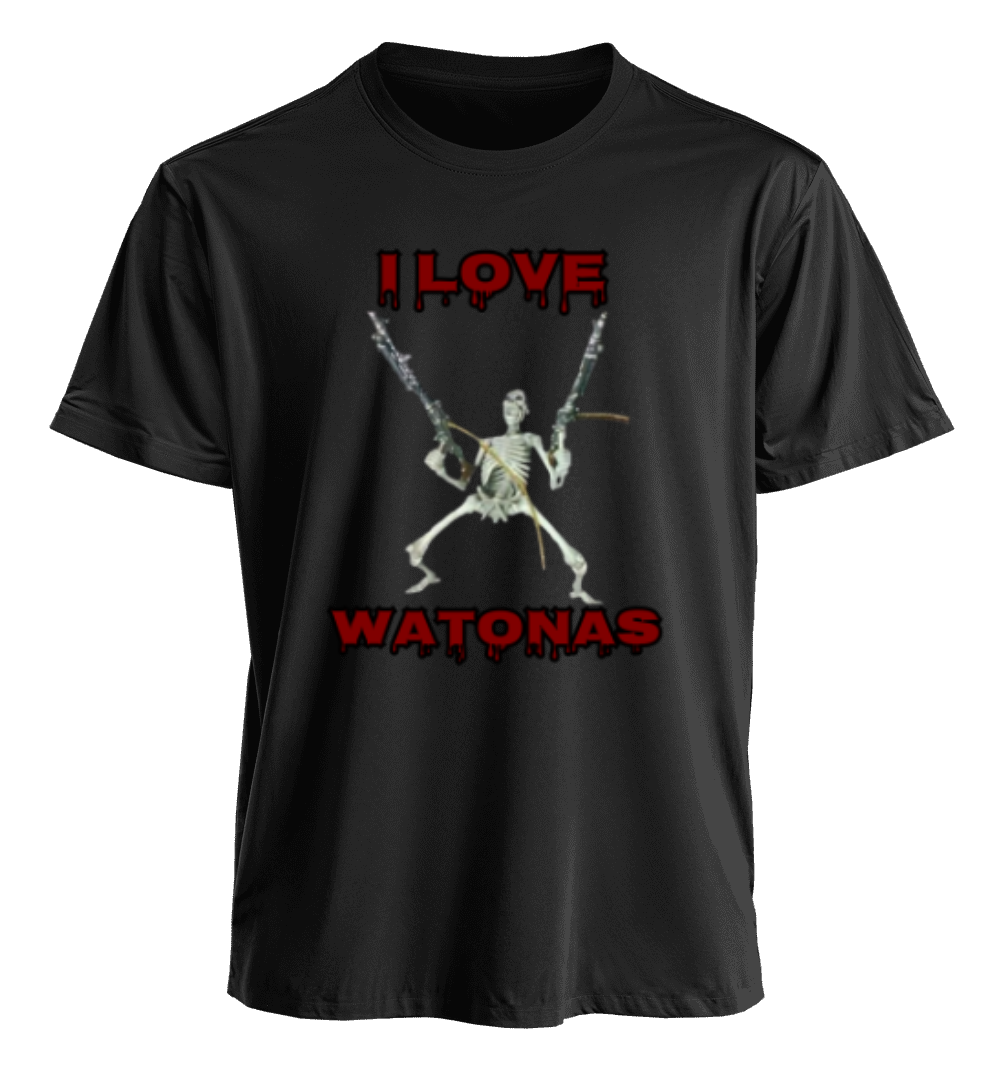 I LOVE WATONAS polera cuello redondo