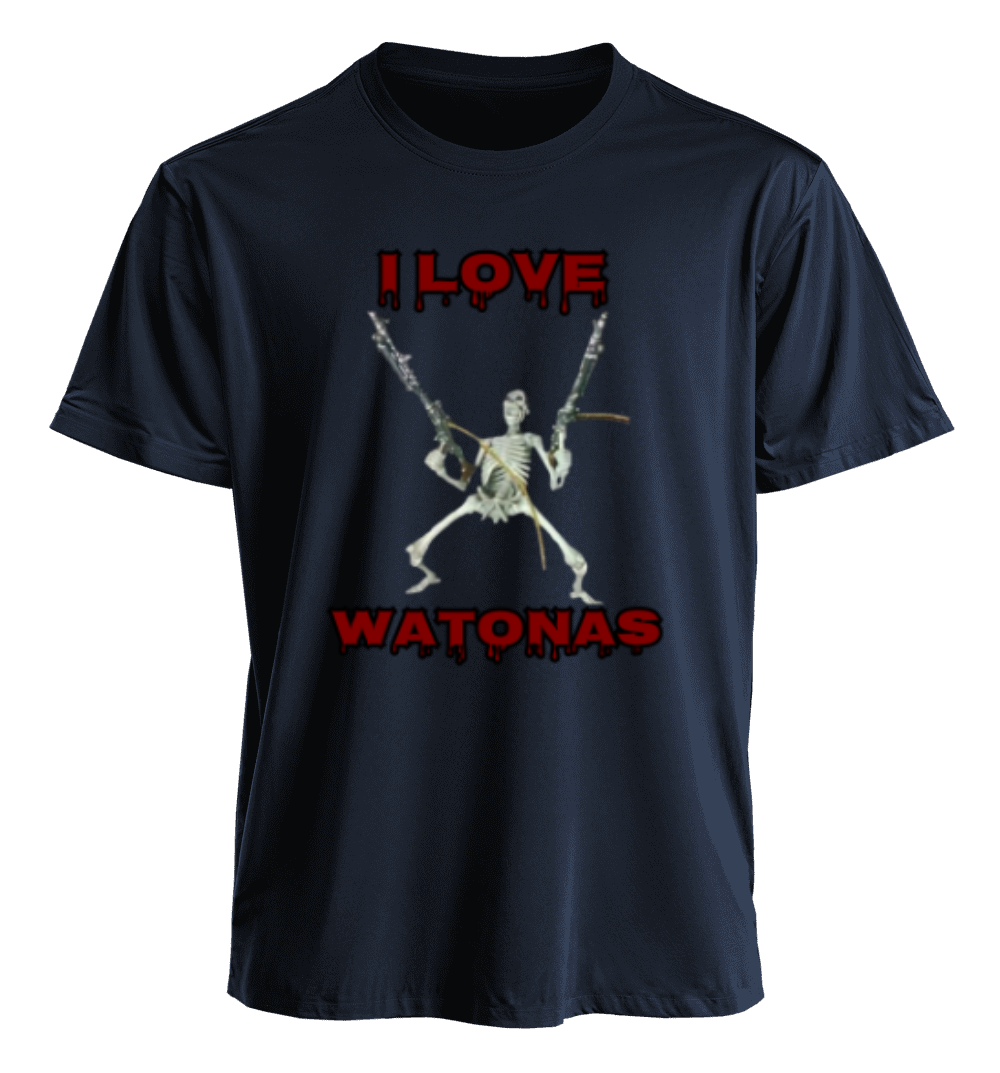 I LOVE WATONAS polera cuello redondo