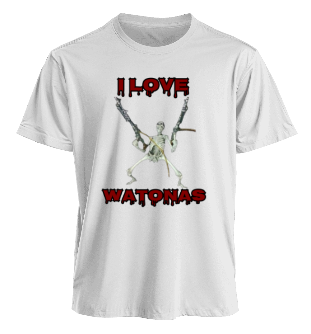 I LOVE WATONAS polera cuello redondo
