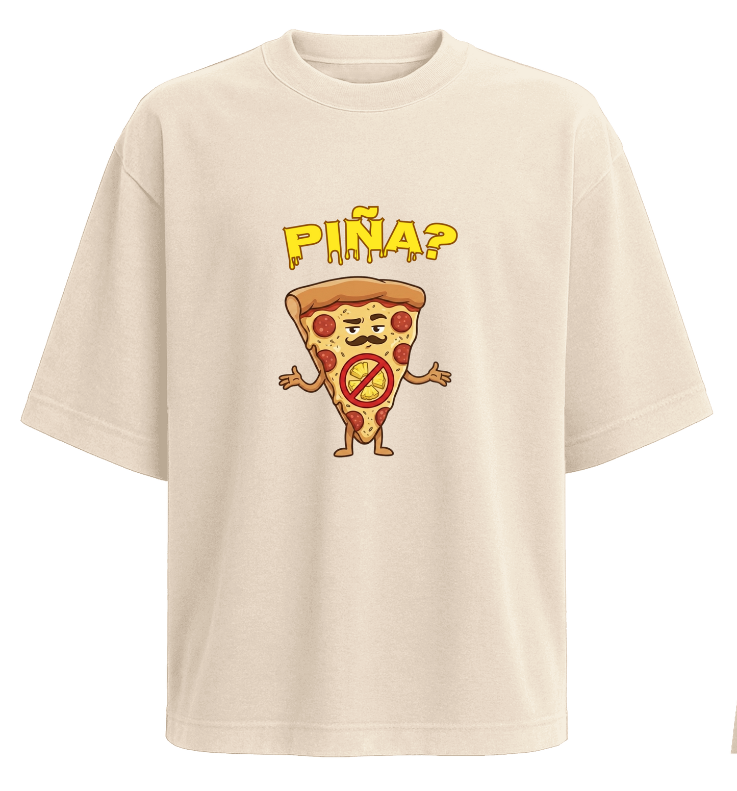 I LOVE PIZZA polera oversize