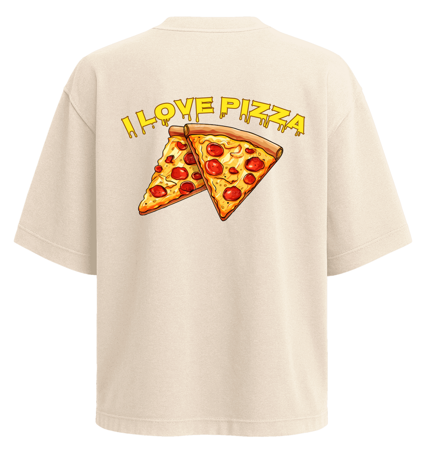 I LOVE PIZZA polera oversize