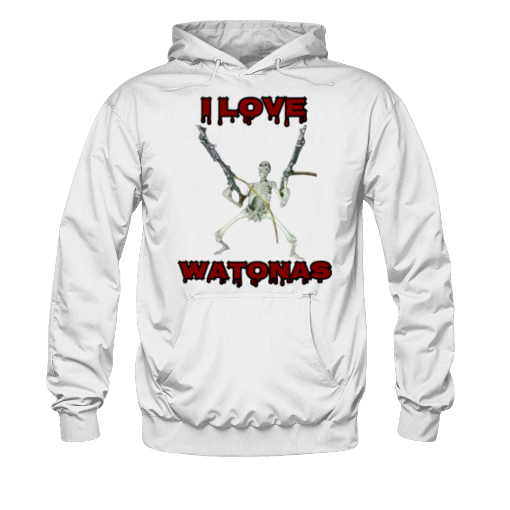 I LOVE WATONAS Polerón canguro