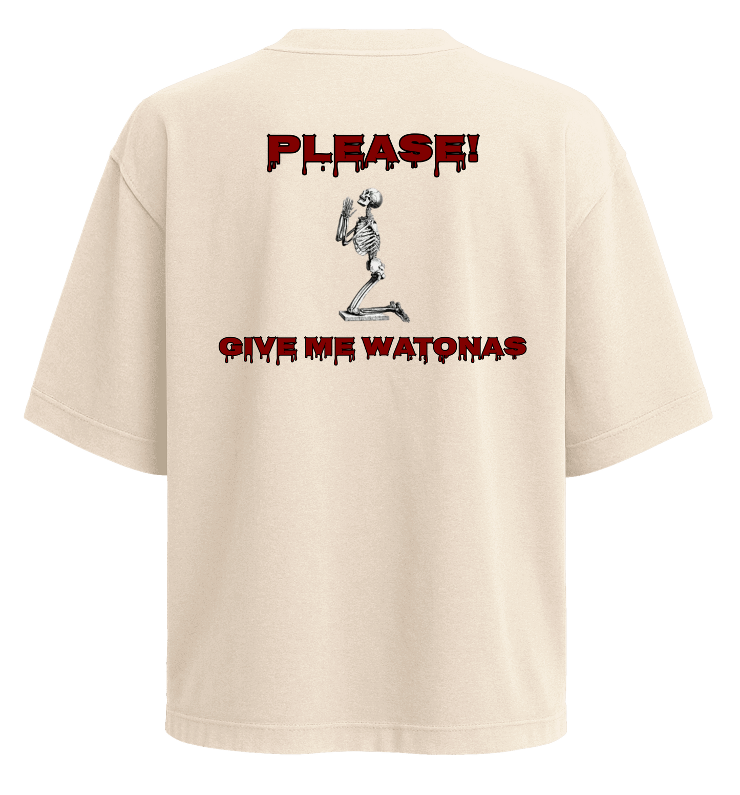 I LOVE WATONAS polera Oversize 280grs
