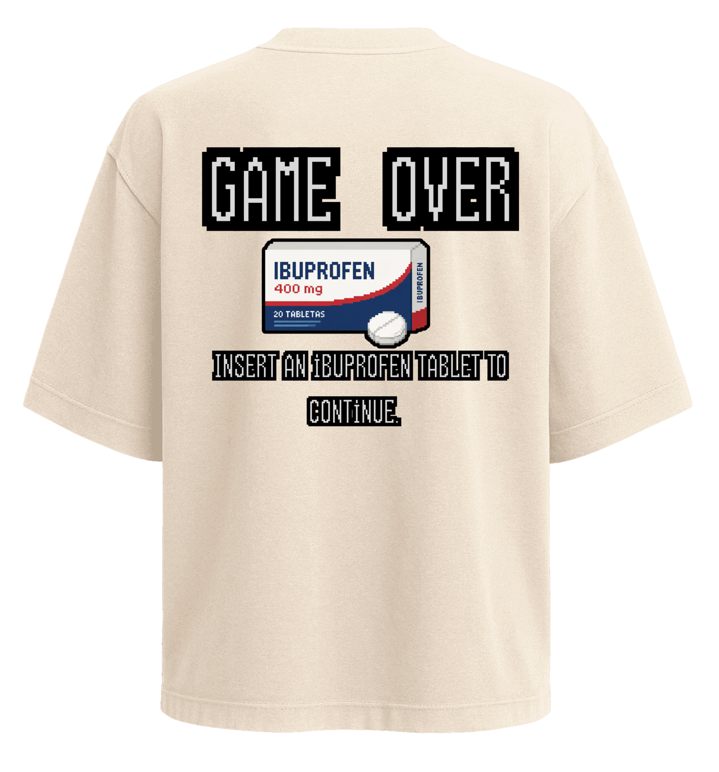 IBUPROFEN  polera oversize 280grs