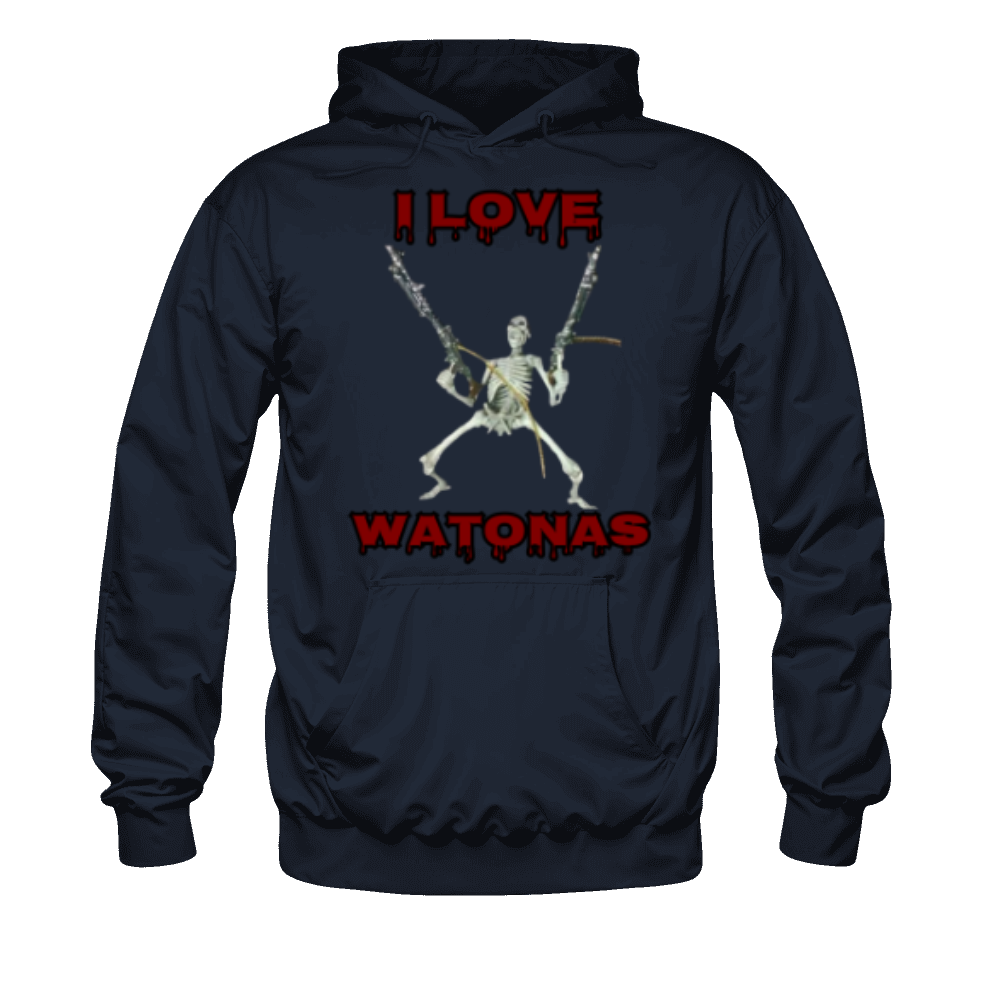 I LOVE WATONAS Polerón canguro